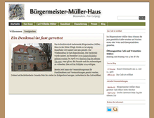 Tablet Screenshot of buergermeister-mueller-haus.de